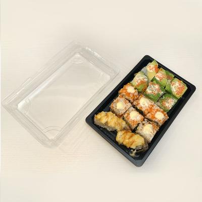 China Eco Friendly Recyclable Customized Food Clamshell Sushi Container Take Away Box for sale