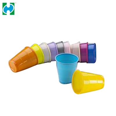 China 2022 Latest Custom Party Single Wall Colorful Disposable Plastic Tea Cups Bubble Tea Plastic Cups for sale