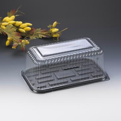 China China Wholesale Cheap Custom Disposable Mooncake Fruit Box Food Cake Disposable Plastic Container for sale