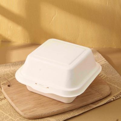 China Wholesale Minimalist Cake Bento Box Bento Takeaway Packaging Disposable Burger Box Creative Hand Painted Candy Cane Lunch Box for sale