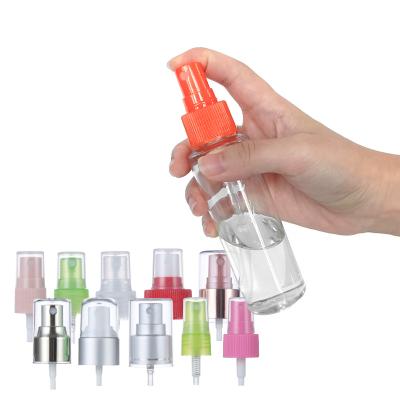 China Non New Style 18/410 Spill 18/415 20/410 20/415 24/410 Plastic Sprayer Fine Mist Pump Half Color Cap Custom Spray Pump for sale