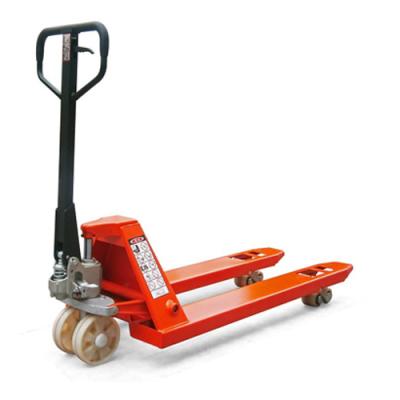 China Casters Reinforced Manual Pallet Truck AGV High Quality Steel Customized Hydraulic Platform Workshop Workbench is used for loading and unl for sale