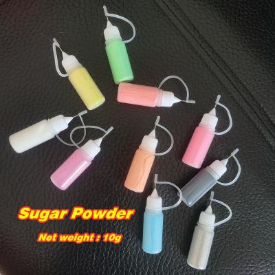 China Nail Art Decoration Hot Sale Sugar Glitter Candy Powder Acrylic Nail Art Dust Dip Powder for sale