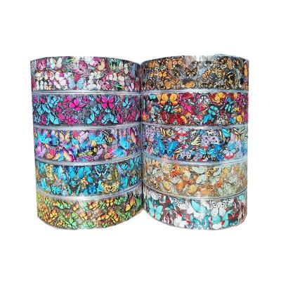 China Newest Nail Art Decoration NO.HD03 Latest Design Factory Laser Scale Nail Art Aluminum Foil Nail Art Sticker For Nail Art Decoration Roll Packing 4cm *500m for sale