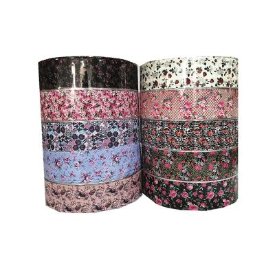 China Newest Type Nail Art Decoration Factory New Mounted Flower Nail Art Foil Nail Art Sticker For Nail Art Decoration Roll Packing No.40 4cm*500m for sale