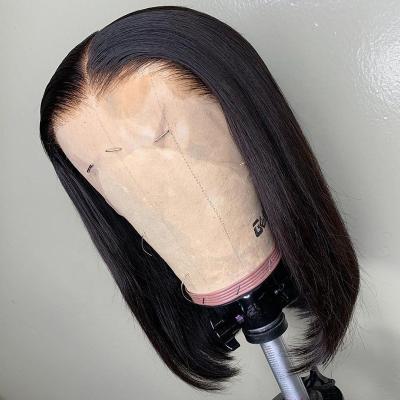 China Silky Straight Wave Africa Short BOB Wigs Short Lace Front Wig Ladies Short Lead Hair Short Wig For Women for sale