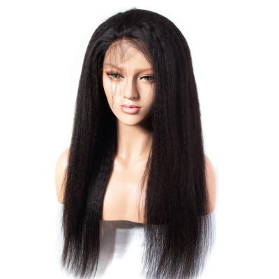 China Brazilian Straight Kinky Curly Remy Human Hair Wigs Pre-Plucked Lace Front With Baby Hair For Black Women for sale