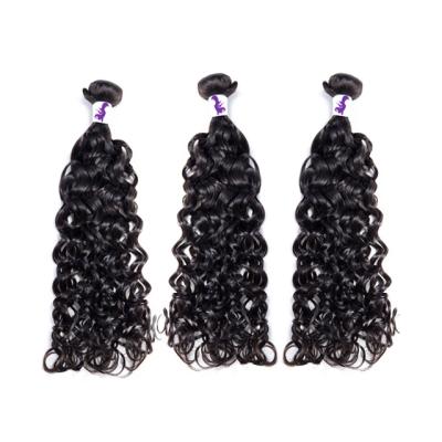 China Brazilian Virgin Human Hair Water Wave Natural Wave Hair Bundles for sale