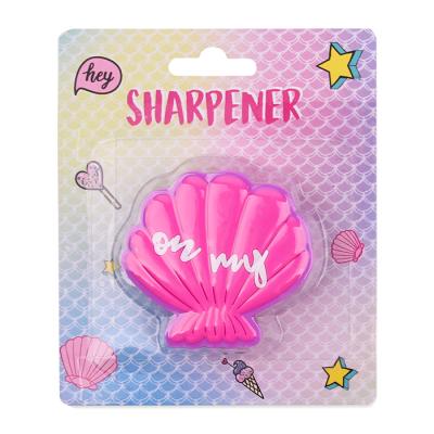 China Sharpener for Pencil Licheng RU119 Sharpener for Pencil, Fashion Mini Sea Shell Pencil Sharpener with Logo for sale