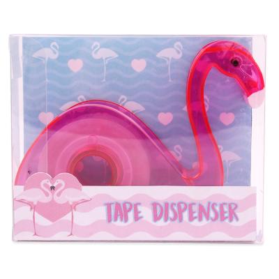 China Licheng LTB41 Stationery Tape Dispenser, Flamingo Sticky Tape Dispenser 110*90*22mm for sale