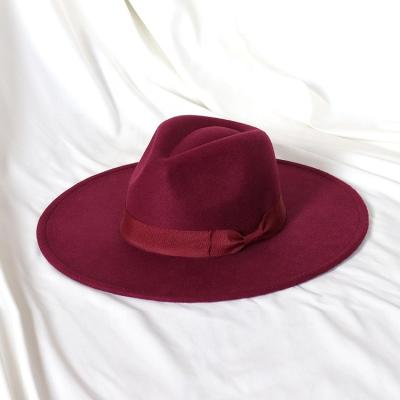 China European and American Style Wide Brim Fedora Hats for Women Heart Hat Felted Hat for Man for sale