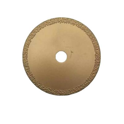 China Diamond Stable Performance 150mm Cutting Blade Vacuum Brazing Abrasive Cutting Diamond Saw Blade for sale