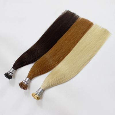 China 100%virgin human hair wholesale virgin remy european ombre two tone color pre bonded fusion stick I tip extension for sale