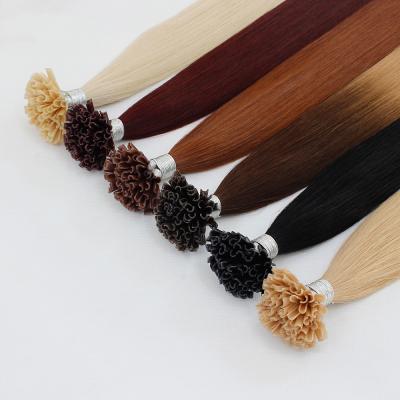 China 2020 Russian style alibaba beauty long remy hair u tip hair tip wholesale straight black express silky straight NAIL FLAT TIP for sale