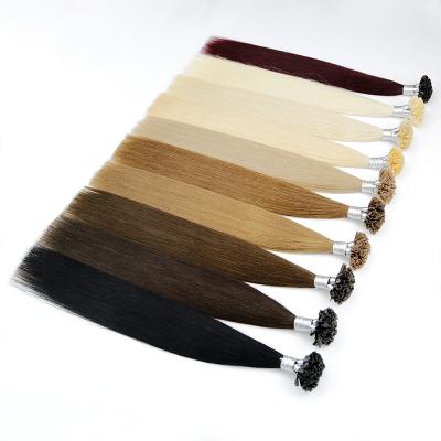 China 100% Indian Silky Straight Natural Double Cuticle Straight Human Hair Remy U Tip Hair Extension for sale