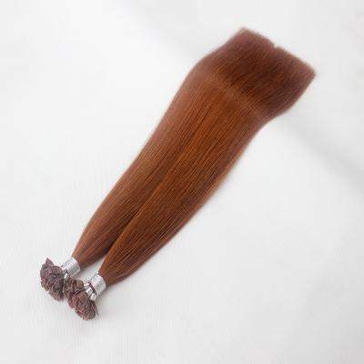 China Silky straight wave bodywave cuticle lined double ended virgin hair extension 2020 new products drawn in Dubai 100% Brazilian FLAT TIP for sale