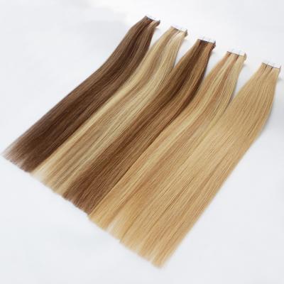 China New Wave 2021 Trend Tape In Hair Silky Straight Deals 24 In Tape In Hair Extensions 100 Curly 613 Tape In Hair Straight Hair Tape In for sale