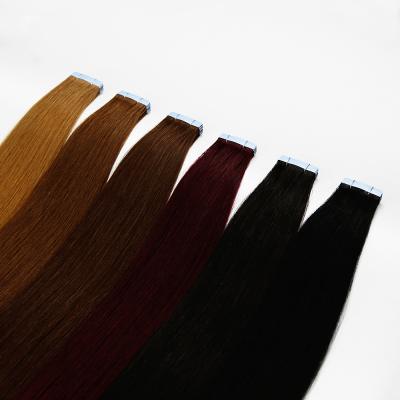 China 2021 New Design Silky Straight Virgin Peruvian Deep Wave Curly Tape Hair Extensions for sale