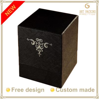 China black rigide paperboard candle boxes for sale