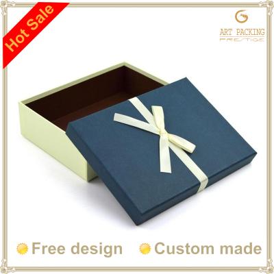 China Paperboard boxes with silk ribbon for sale