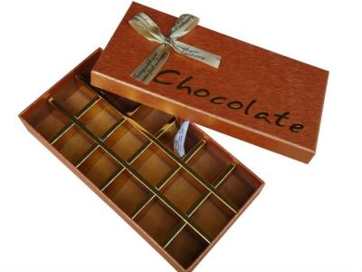 China Custom Made Chocolate Packaging Boxes for sale