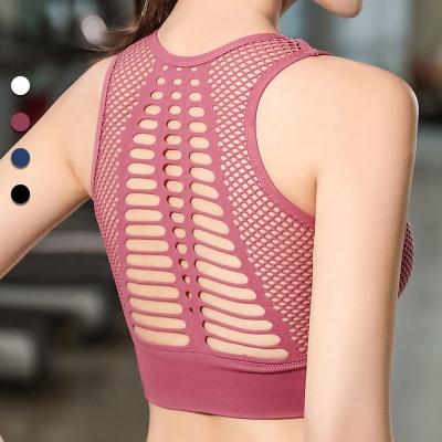 China Seamless Beauty Breathable Back Cavity Plus Size Matièreador Deportivo Radio Stretch Sports Bra Fitness Gym Yoga Bra High Impact Bra For Women for sale