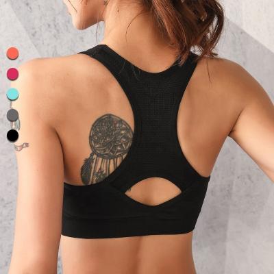 China High Impact Sports Plus Size Pullover Tops Fit Subjectador Deportivo Workout Yoga Running Stretch Seamless Breathable Bra For Women for sale