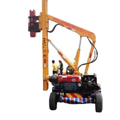 China Construction worksÂ   Construction worksÂ   Mini Hammer Ramming Machine Guardrail Post Pile Training Machine for sale