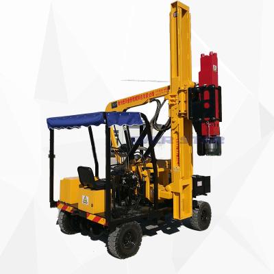 China Construction worksÂ   Construction worksÂ   HXLS26D Road Safety Post Driver For Solar Station Construction for sale