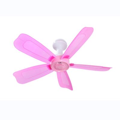 China Strong wind Five-leaf Modern Small Electric Ceiling Fan Silent Student Dormitory Light Ceiling Fan for sale