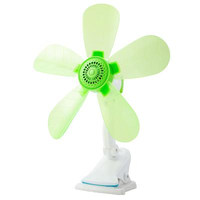 China Cool air Household Breeze Mini Plastic Table Clip Fan electrical Five Leaf Office Table Clip Fan for sale