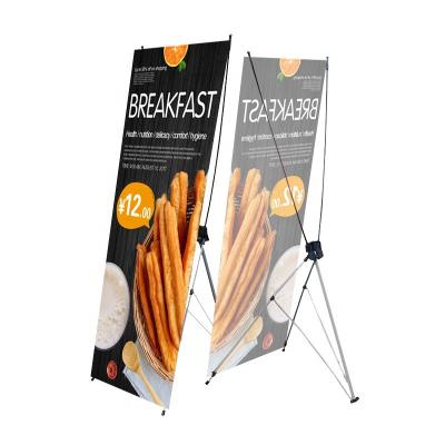 China Foldable Trade Show X Banner Stand 80 X 180 Cm Advertising Poster Stand for sale