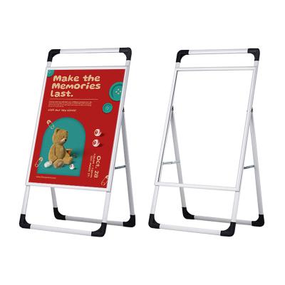 China Exhibition Hot Selling Double Sided Display Poster Boards Sandwich Board Suitable For A View Sidewalks Indoor Outdoor Heavy Duty Poster for sale