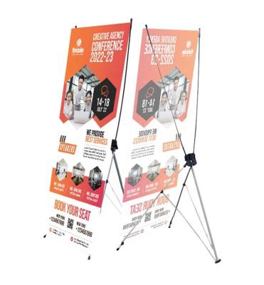 China Heavy Duty PP Synthetic Wind Table Paper Advertising Size 60 x 160 cm 80 x 180 cm x Stand Display Banner for Sale Fair for sale