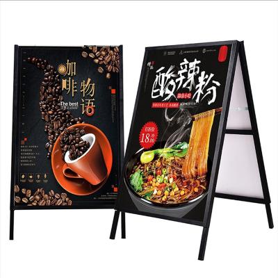 China Economical Iron Custom Design Player Portable Indoor Advertising Portable Signage for sale