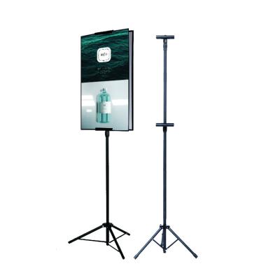 China Adjustable maker telescopic background tripod banner direct digital printing portable frame is used for activity display for sale