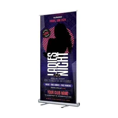 China Luxury Hot Selling Pocket Banner Private Label Retractable Cloth Stand Banner Roll Up For Trade Show Banner for sale