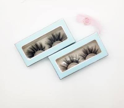 China Natural Soft Eyelash Wholesale Customized Color 25mm Mink Eyelashes 5d Fan Eyelashes Good Quality for sale