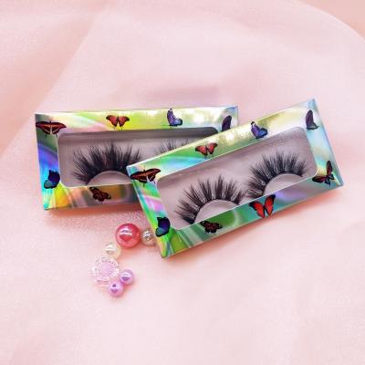 China Various Natural Eyelash 25mm Mink Eyelashes Super Fluffy Good Quality Natural Soft Eyelash for sale