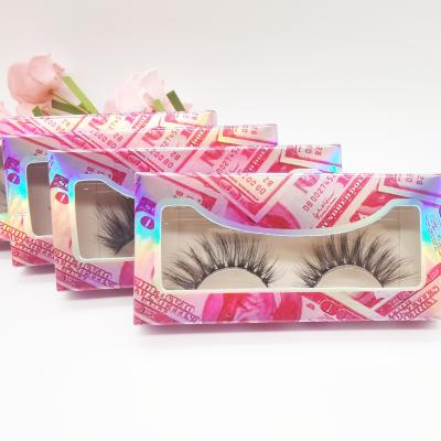 China High Quality Durable Natural Soft Eyelash Using Various Mink Eyelash 3d Tapered Fluffy Faux Mink Eyelashes for sale