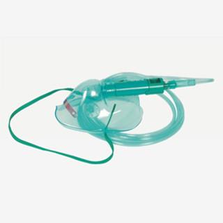 Cina Maschera di ossigeno medica verde eliminabile portatile Venturi del respiratore del PVC con 24, 26, 28 livello WL1003 in vendita