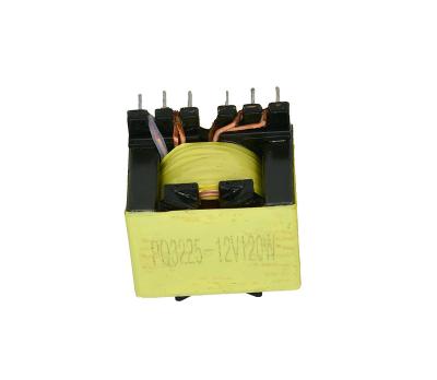 China Compact Structure High Frequency Vertical Transformers PQ2625 Ferrite Core Transformer For DC To AC Converter for sale