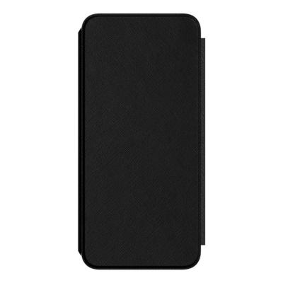 China Custom Logo Mobile Case For Oppo Good Quality Shockproof Black Flip Leather Solid Pattern Designer Discovery X5 Lite for sale