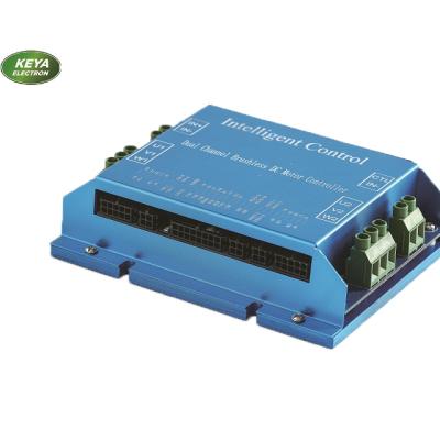 China AGV robot high performance RS232 control open loop Channal DC motor controller KYDBL4830-2E brushless dual bldc controller for AGV robot for sale