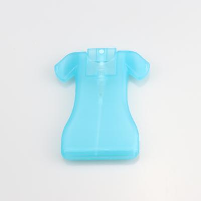 China Portable Personal Care Perfume Bottle Clothes Form Perfume Spray Bottle for sale