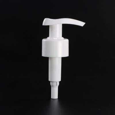 China Non Spill Factory Price High Quality Rubber White Plastic Screw Lock Lotion Pump for sale