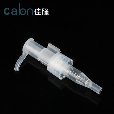 China Non Puddle 20/410 Eco Friendly Shampoo Pump Translucent Pump Dispenser for sale