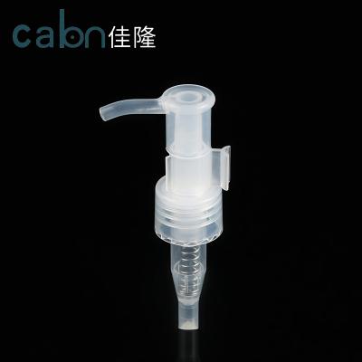 China Non Spill Wholesale Translucent Shampoo Pump 20/410 Shampoo Dispenser Pump For Bottle for sale