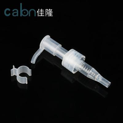 China Non Spill Customized 20/410 Translucent Lotion Pump Color Shampoo Bottle Pump for sale