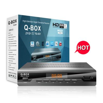 China Full HD 1080P Q-box TG-X21 fhot selling Full HD 1080p DVB-T2 S2 Combo 10bit DVB-T2+S2 TV decoder for Poland Italy for sale